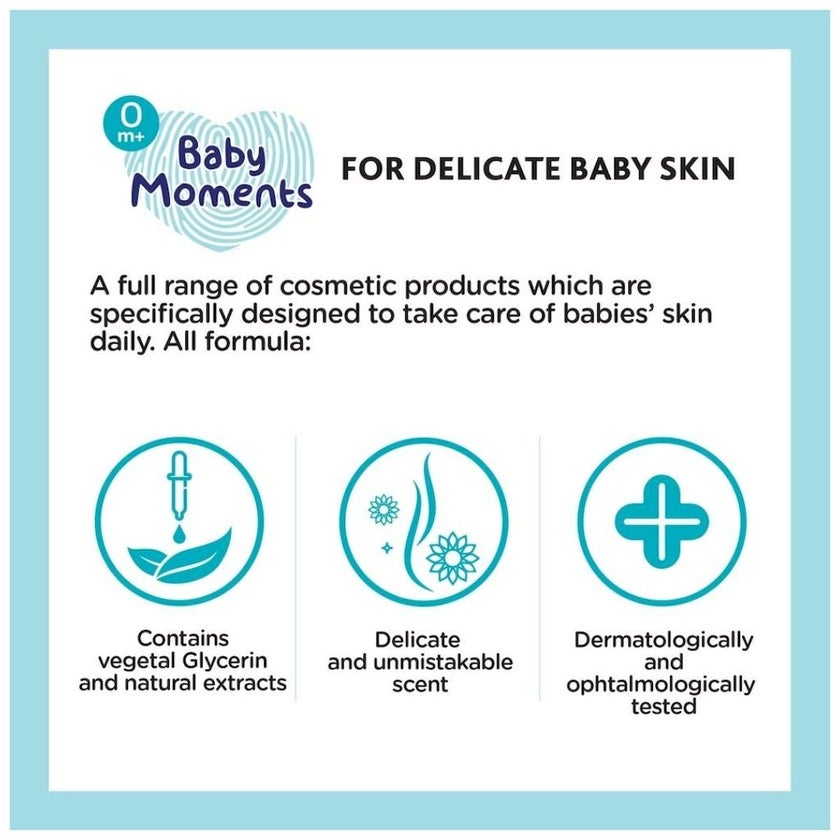 Chicco Baby Moments 0M+ No-Tears Baby Shampoo 500ml