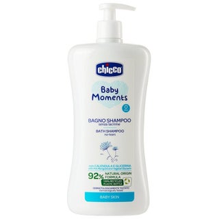 Chicco Baby Moments 0M+ No-Tears Baby Bath Shampoo 750ml 