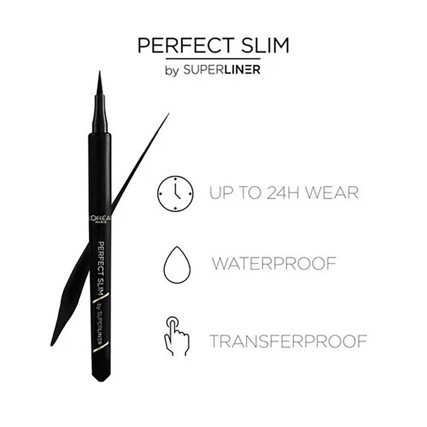 L'Oreal Paris Superliner Intense Slim Eyeliner 01 - Black