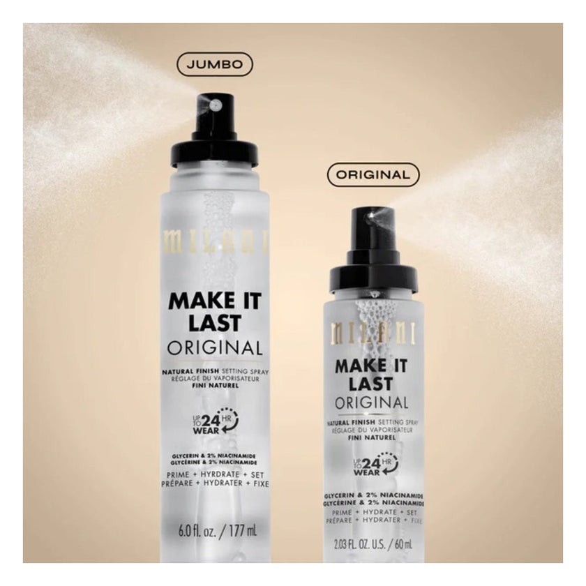 Milani Cosmetics Make It Last Original Natural Finish Jumbo Setting Spray 117ml