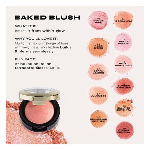 Milani Baked Powder Blush - Dolce Pink/01