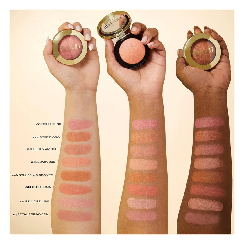 Milani Cosmetics Baked Powder Blush - Dolce Pink/01