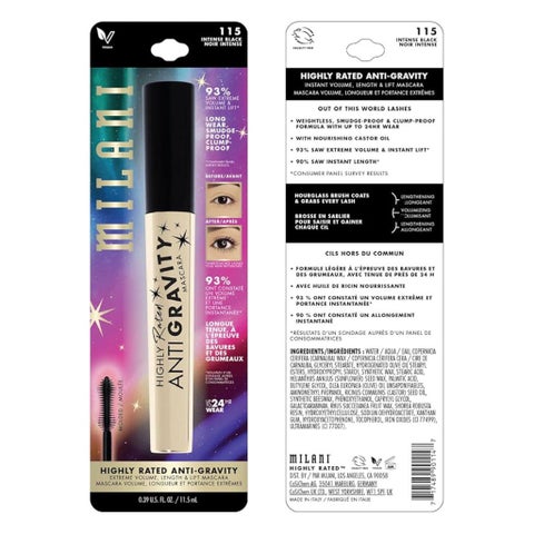 Milani Highly Rated Anti-Gravity Mascara - Intense Black/115