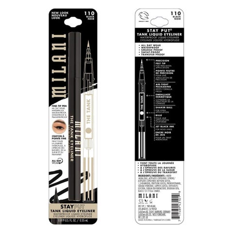 Milani Stay Put The Tank Liquid Eyeliner - Black Noir/110