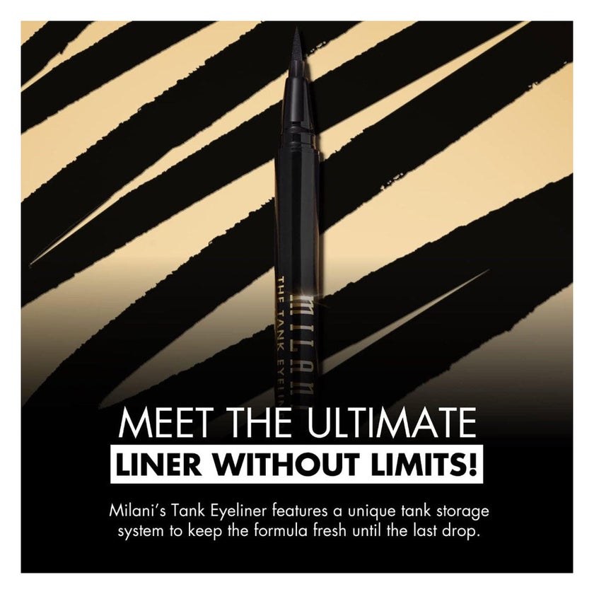 Milani Cosmetics Stay Put The Tank Liquid Eyeliner - 110 Black Noir