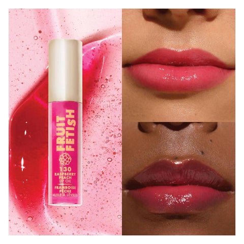 Milani Fruit Fetish Lip Oil 4ml - Raspberry Peach/130