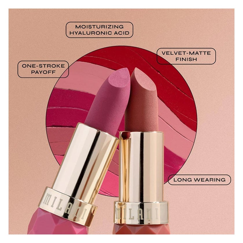 Milani Cosmetics Color Fetish Matt Lipstick, Shade - 350 Fleur