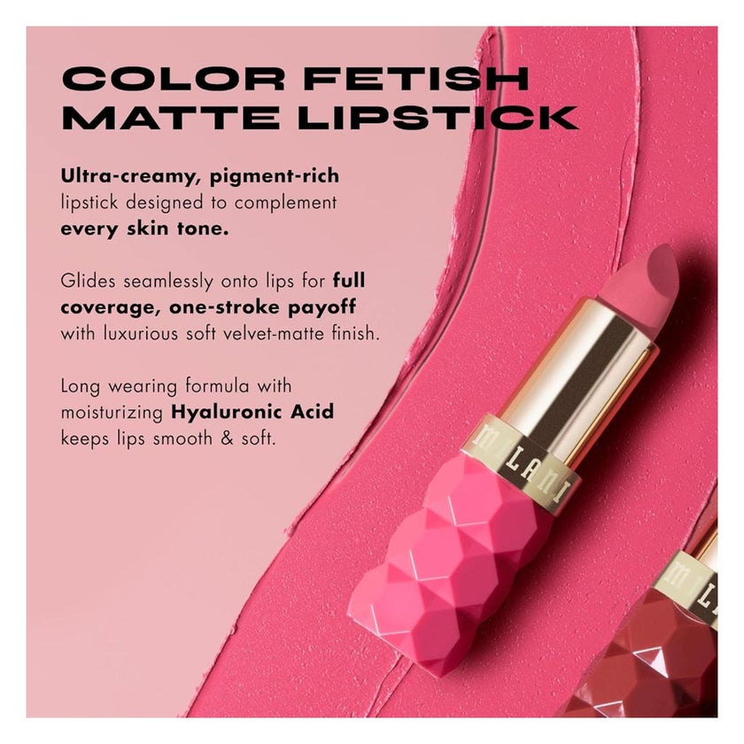 Milani Cosmetics Color Fetish Matt Lipstick, Shade - 360 Dahlia
