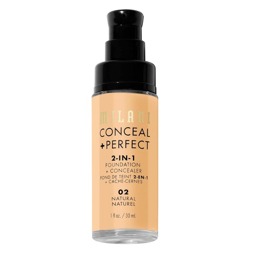 Milani Cosmetics Conceal + Perfect 2-In-1 Foundation & Concealer 30ml - Natural/02