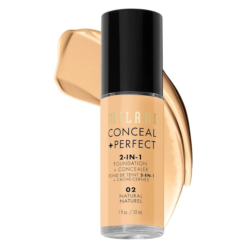 Milani Cosmetics Conceal + Perfect 2-In-1 Foundation & Concealer 30ml - Natural/02