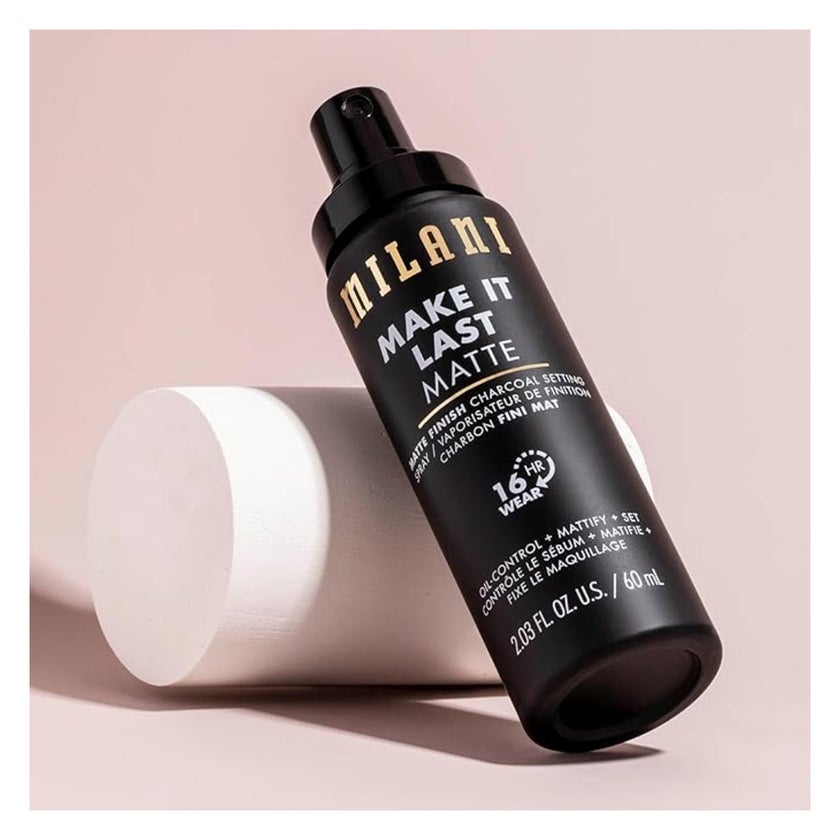 Milani Cosmetics Make It Last Matte Finish Setting Spray 60ml - Charcoal 