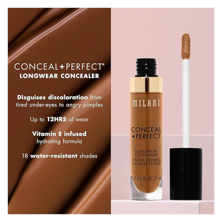 Milani Cosmetics Conceal + Perfect Longwear Concealer 5ml - Light Natural/125