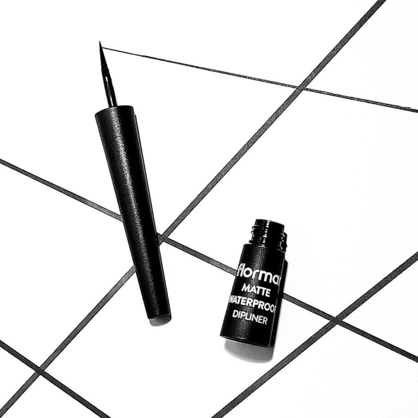 Flormar Matte Waterproof Dipliner - Black/001