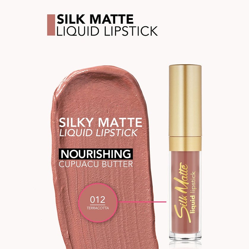 Flormar Silk Matte Liquid Lipstick - Terracotta/012