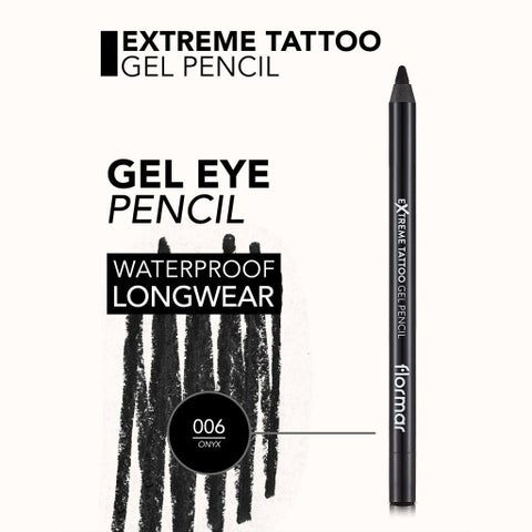 Flormar Extreme Tattoo Gel Pencil - Onyx/006