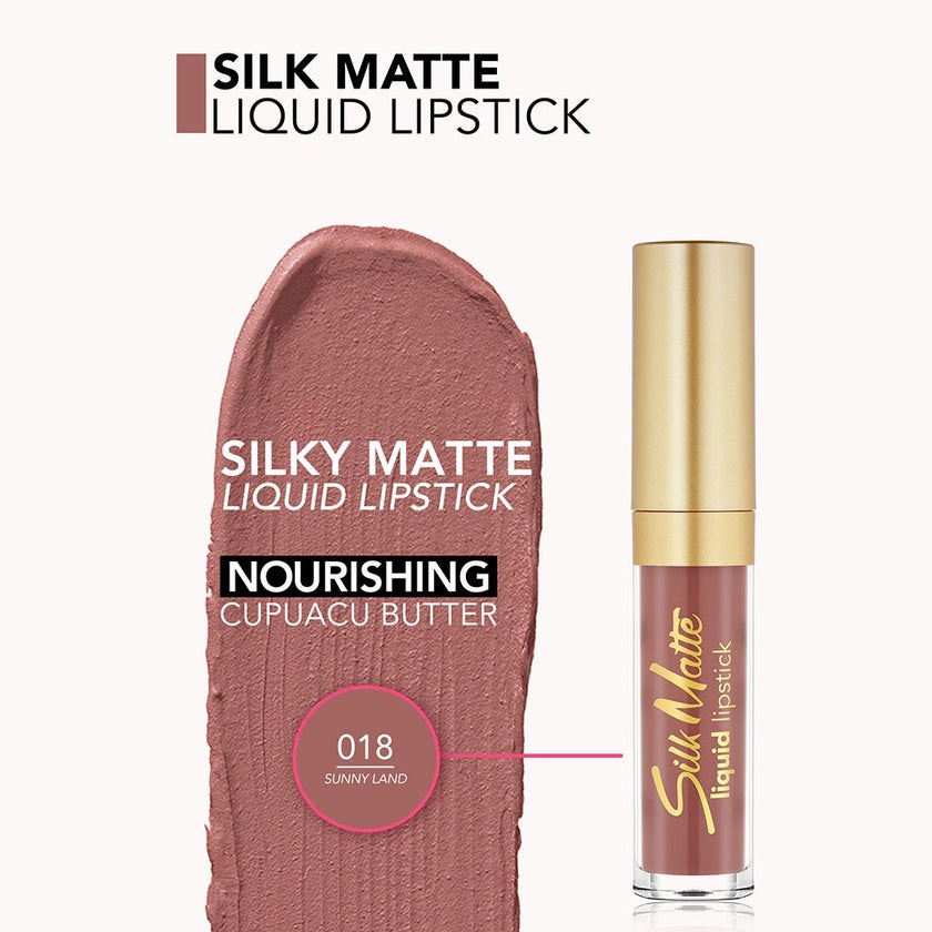 Flormar Silk Matte Liquid Lipstick - Sunny Land/018