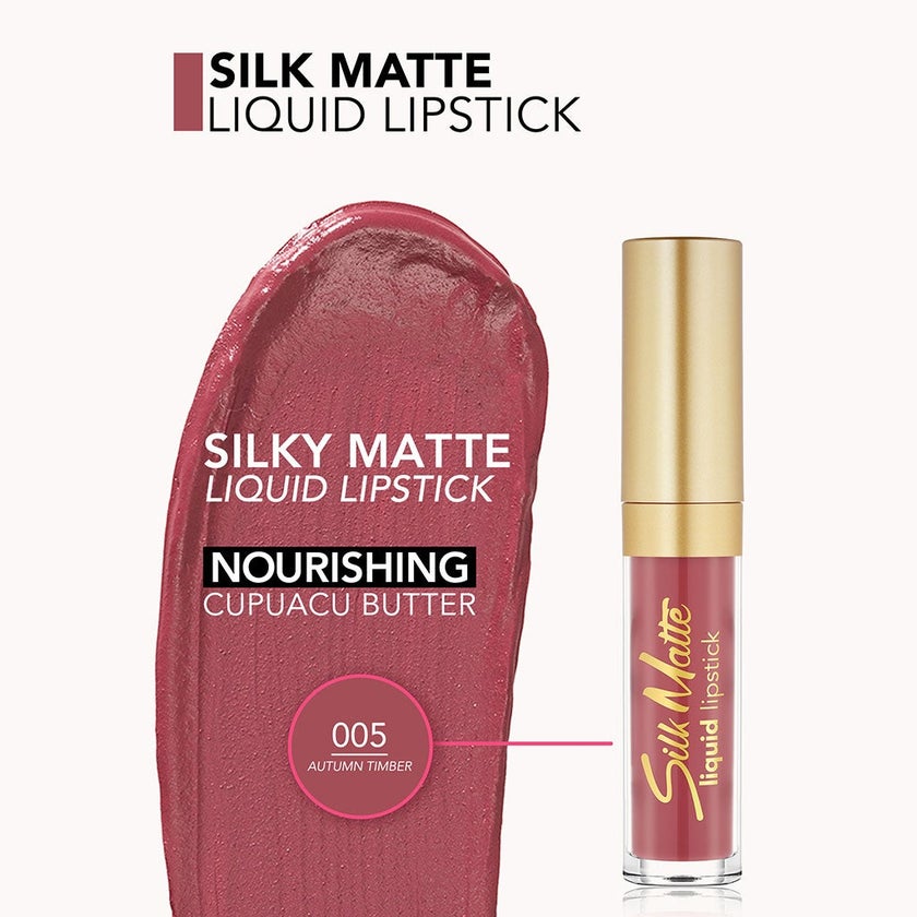 Flormar Silk Matte Liquid Lipstick - Autumn Timber/005