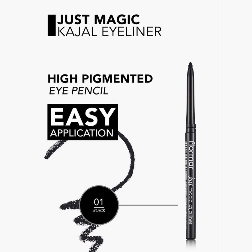 Flormar Just Magic Kajal Liner - Black/01