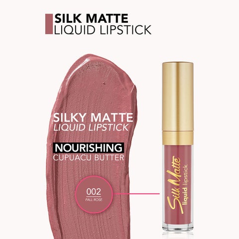 Flormar Silk Matte Liquid Lipstick - Fall Rose/002