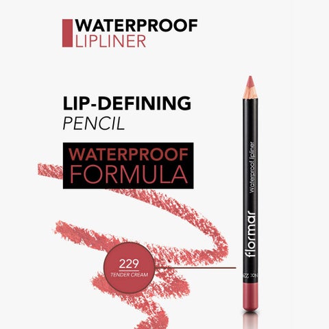 Flormar Waterproof Lipliner Pencil - Tender Cream/229 