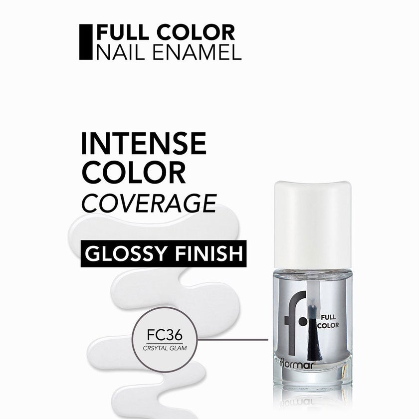 Flormar Full Color Nail Polish - FC36 Crystal Glam
