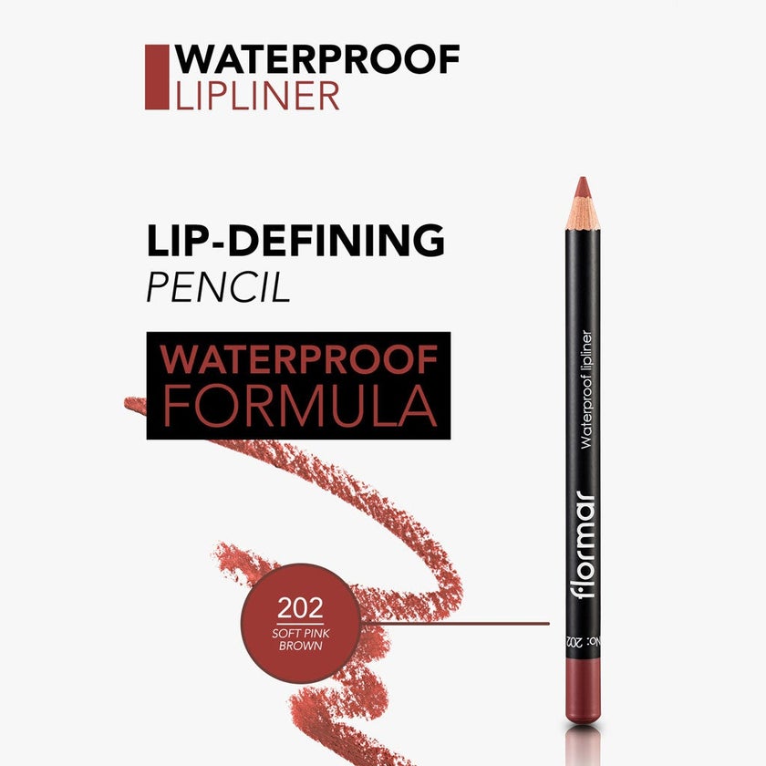 Flormar Lipliner Pencil - Soft Pink Brown/202