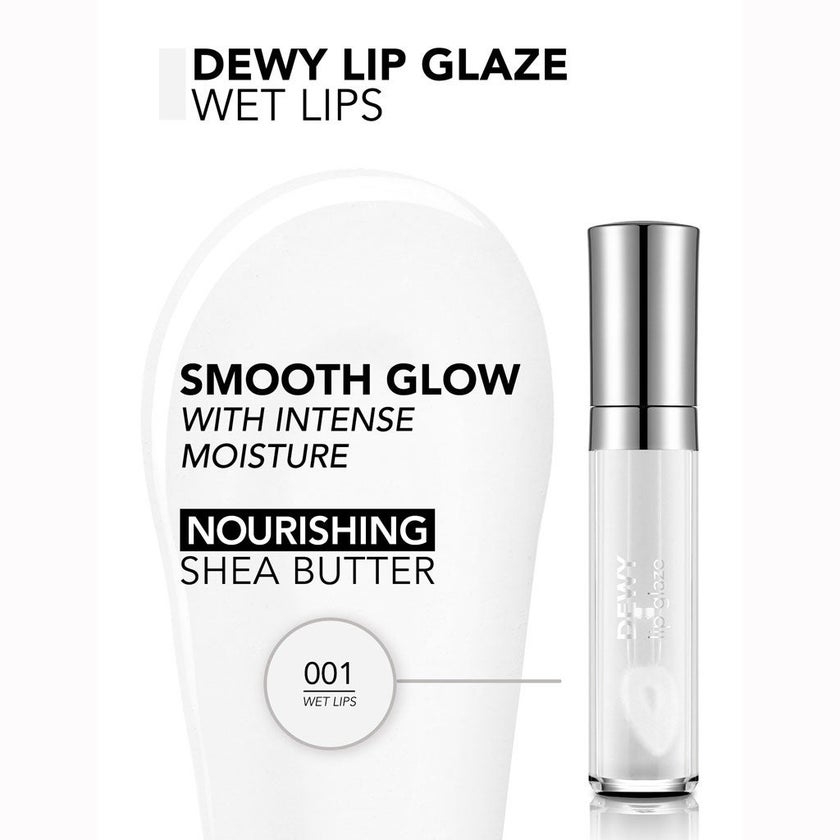 Flormar Dewy Lip Glaze - Shade 001 Wet Lps
