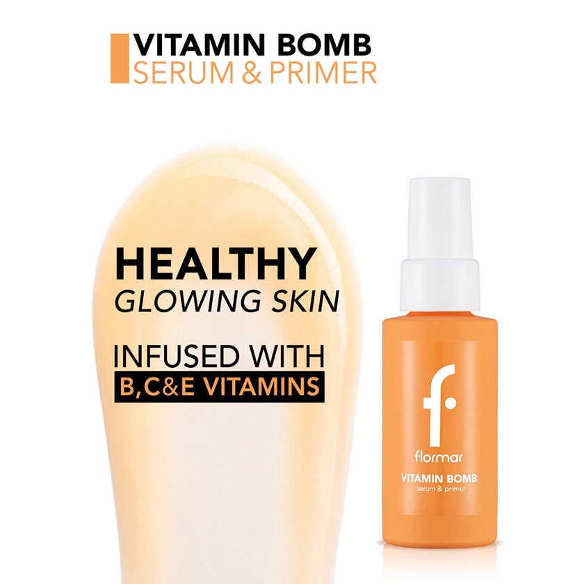 Flormar Vitamin Bomb Serum & Primer 30g - Yellow/000