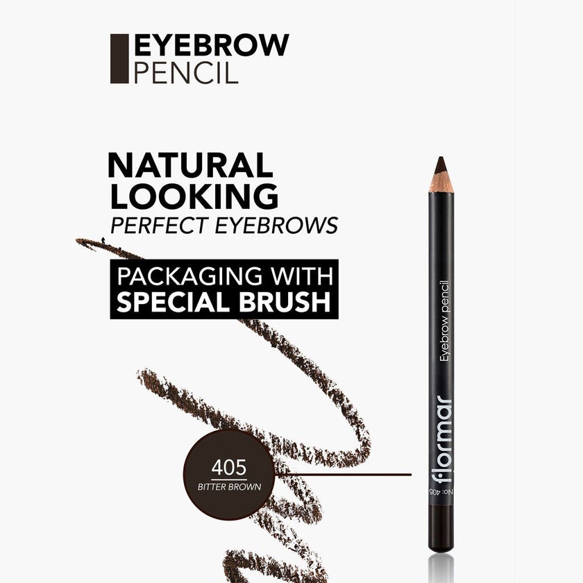 Flormar Eyebrow Pencil - 405 Bitter Brown