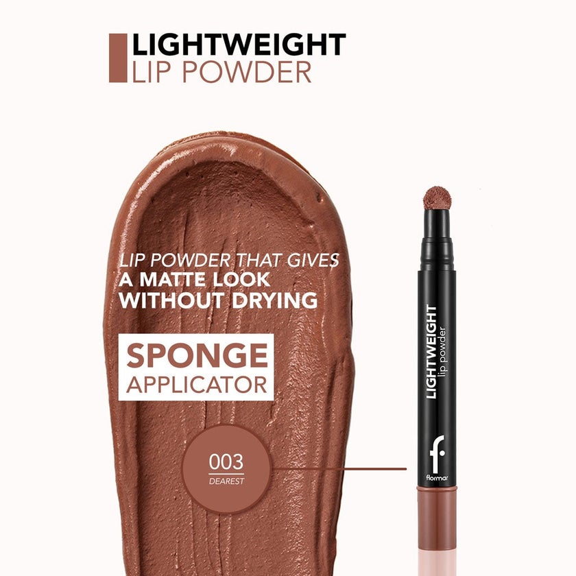 Flormar Lightweight Matte Lip Powder Pen - Dearest/003