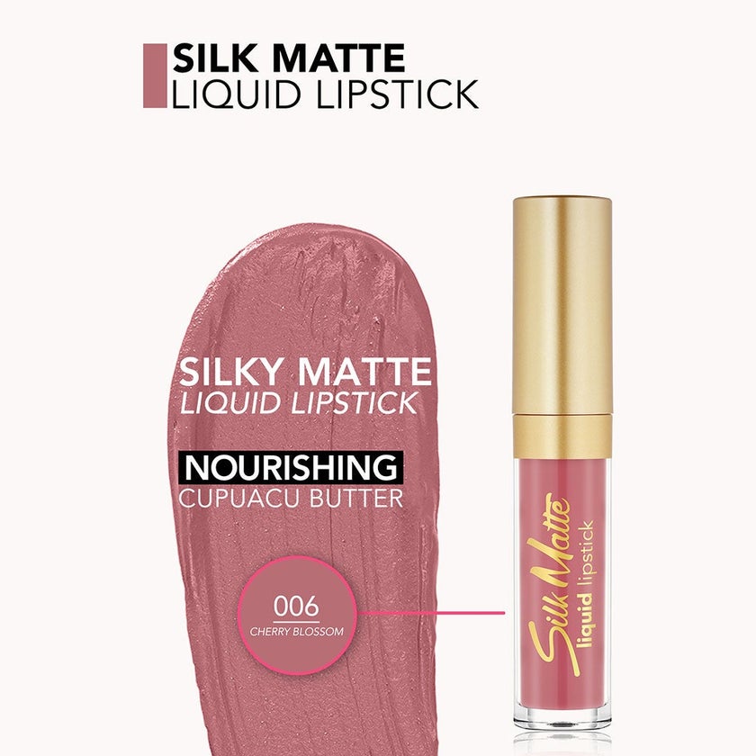 Flormar Silk Matte Liquid Lipstick - Cherry Blossom/006