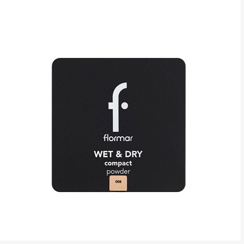 Flormar Wet & Dry Compact Powder - Medium Peach/008