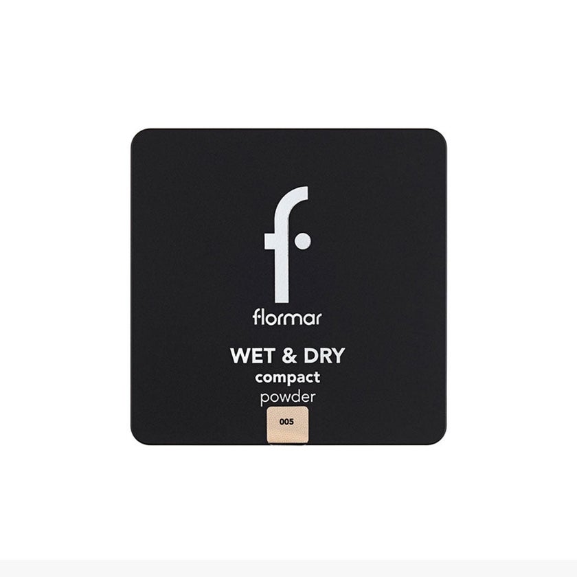 Flormar Wet & Dry Compact Powder - Medium Caramel/005