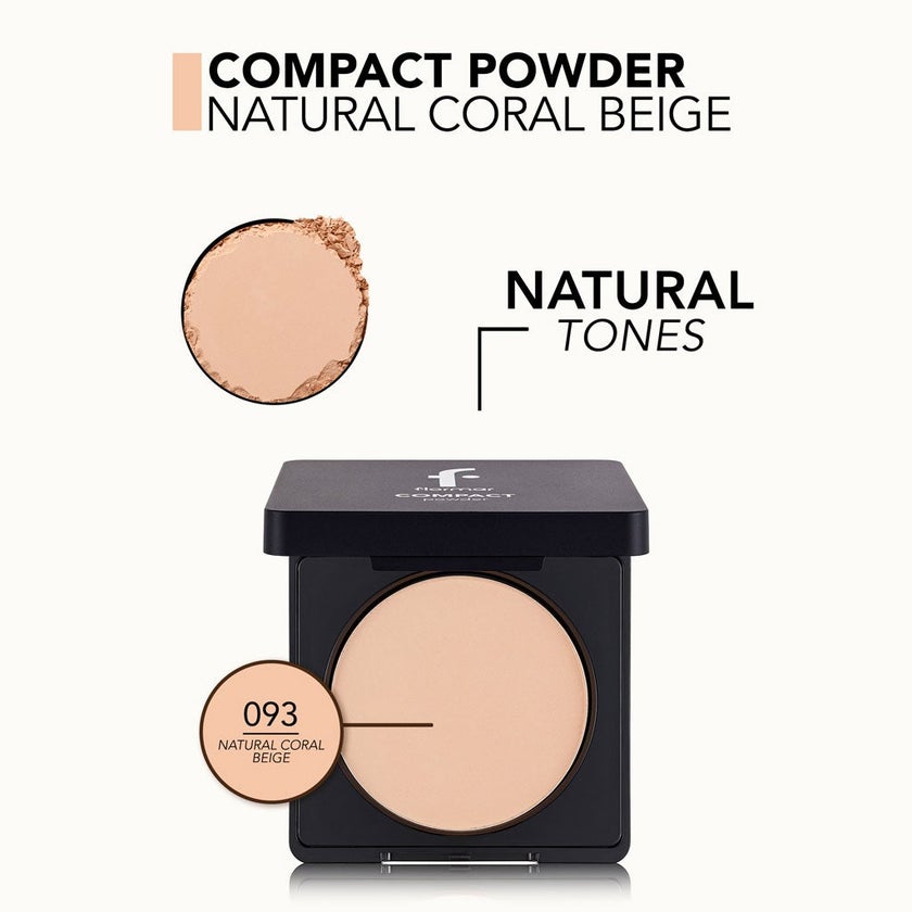 Flormar Compact Powder - Natural Coral Beige/093