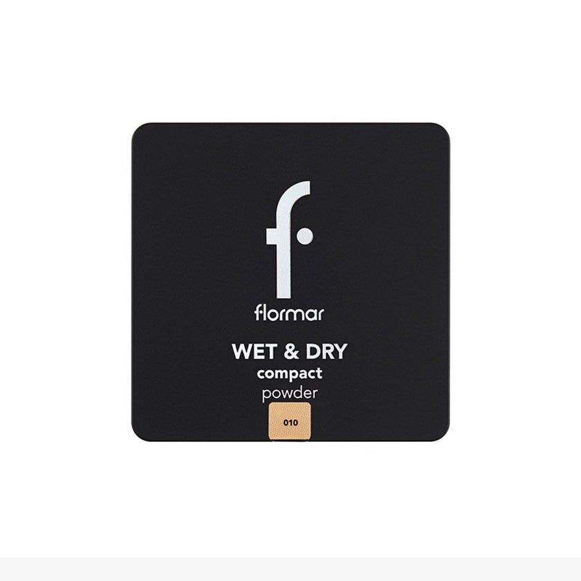 Flormar Wet & Dry Compact Powder - Apricot/010