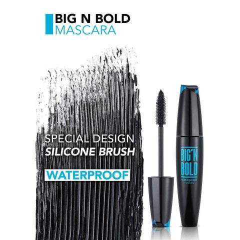 Flormar Big 'N Bold Waterproof Mascara - Black/002