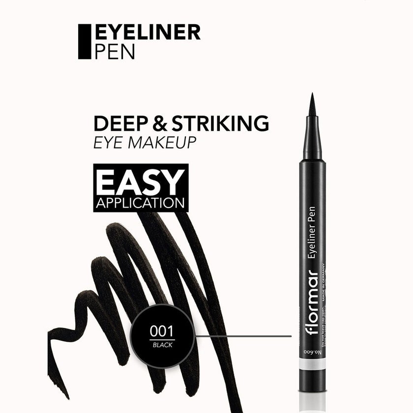 Flormar Eyeliner Pen - Black/001