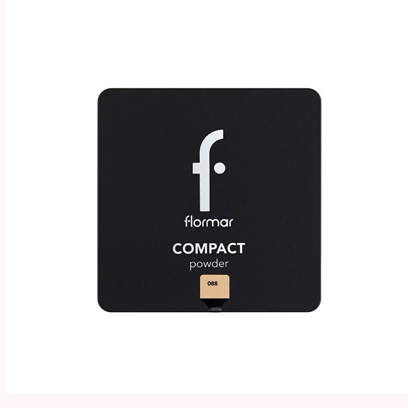 Flormar Compact Powder - Shade 088 Medium Peach Beige