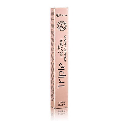 Flormar Triple Action Mascara - Black