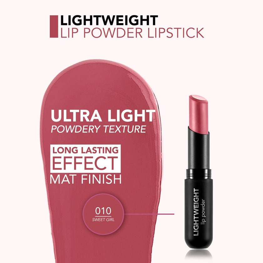 Flormar Lightweight Matte Lip Powder Lipstick - Sweet Girl/010