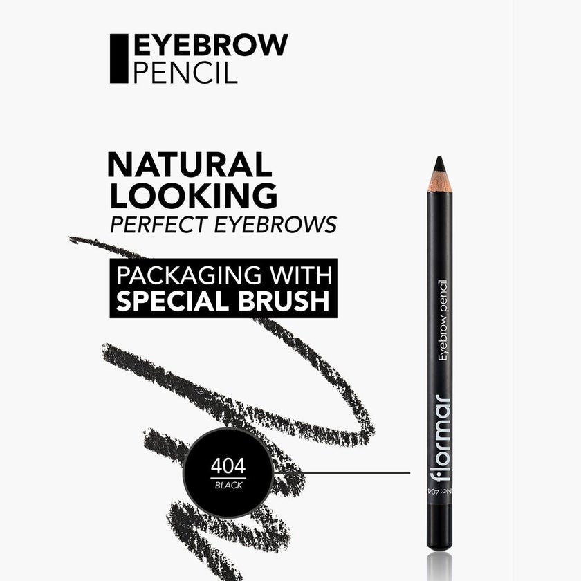 Flormar Eyebrow Pencil - Black/404