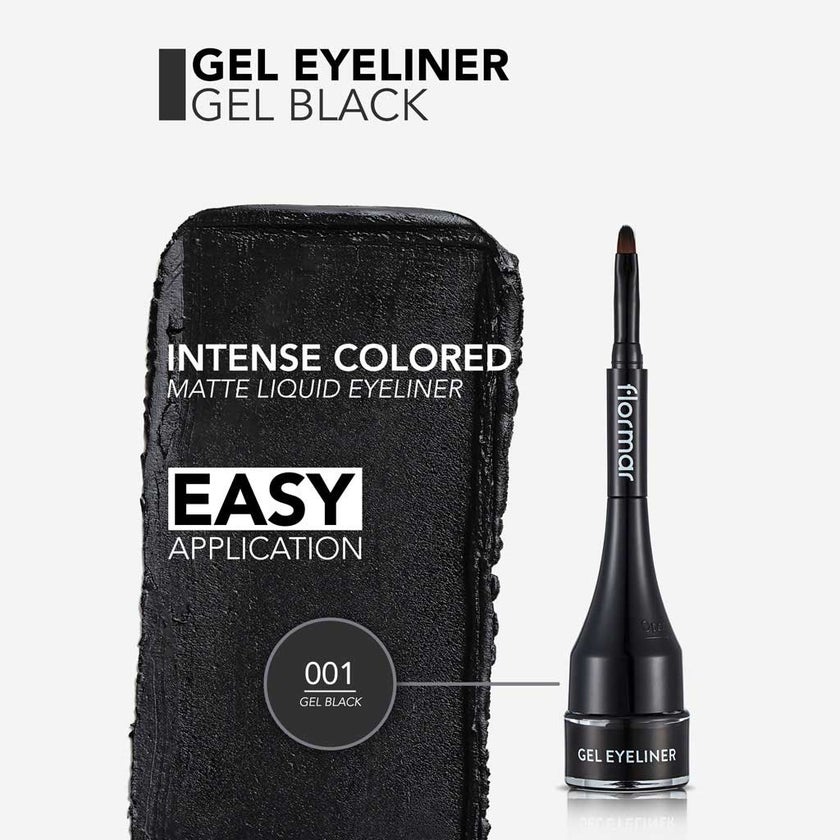 Flormar Gel Eyeliner - 001 Gel Black