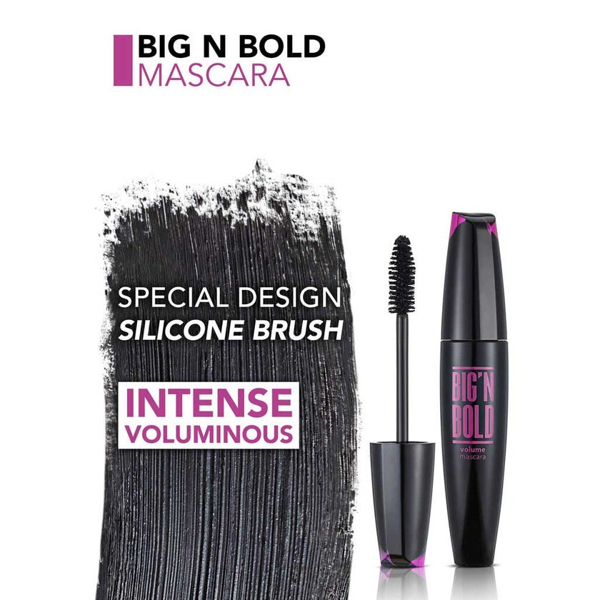 Flormar Big 'N Bold Volume Mascara - Black/001