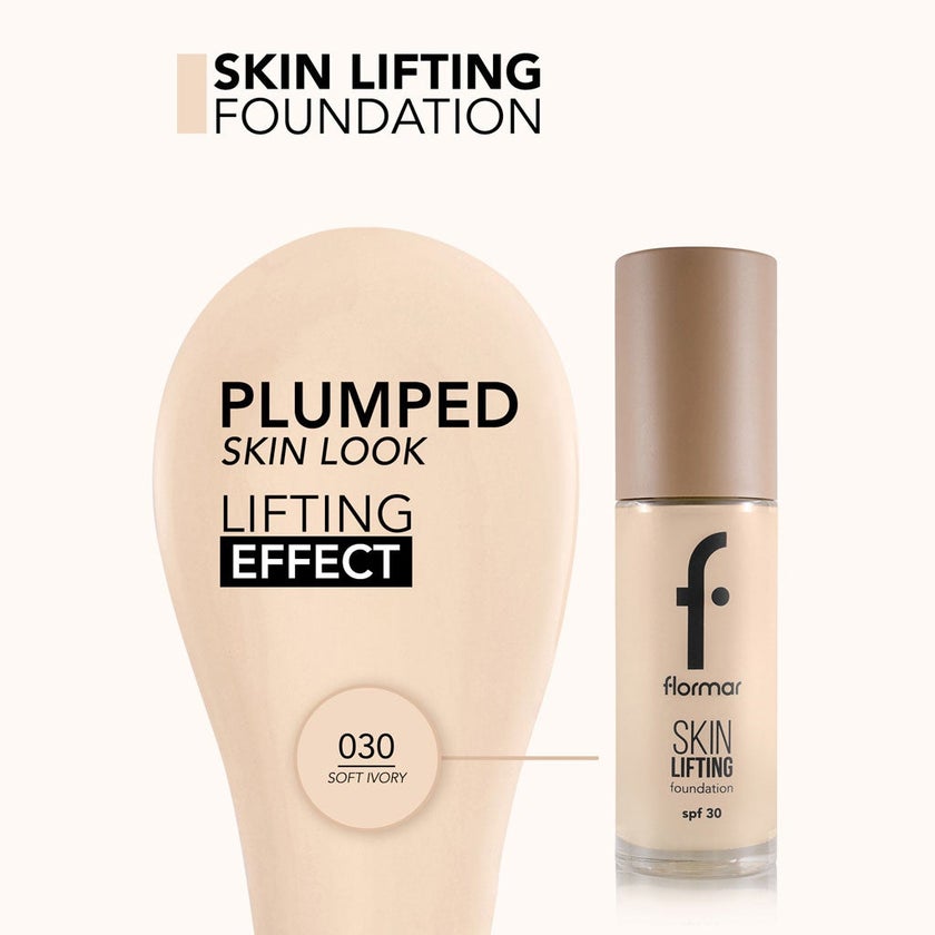 Flormar Skin Lifting Foundation SPF30 30ml - Soft Ivory/030