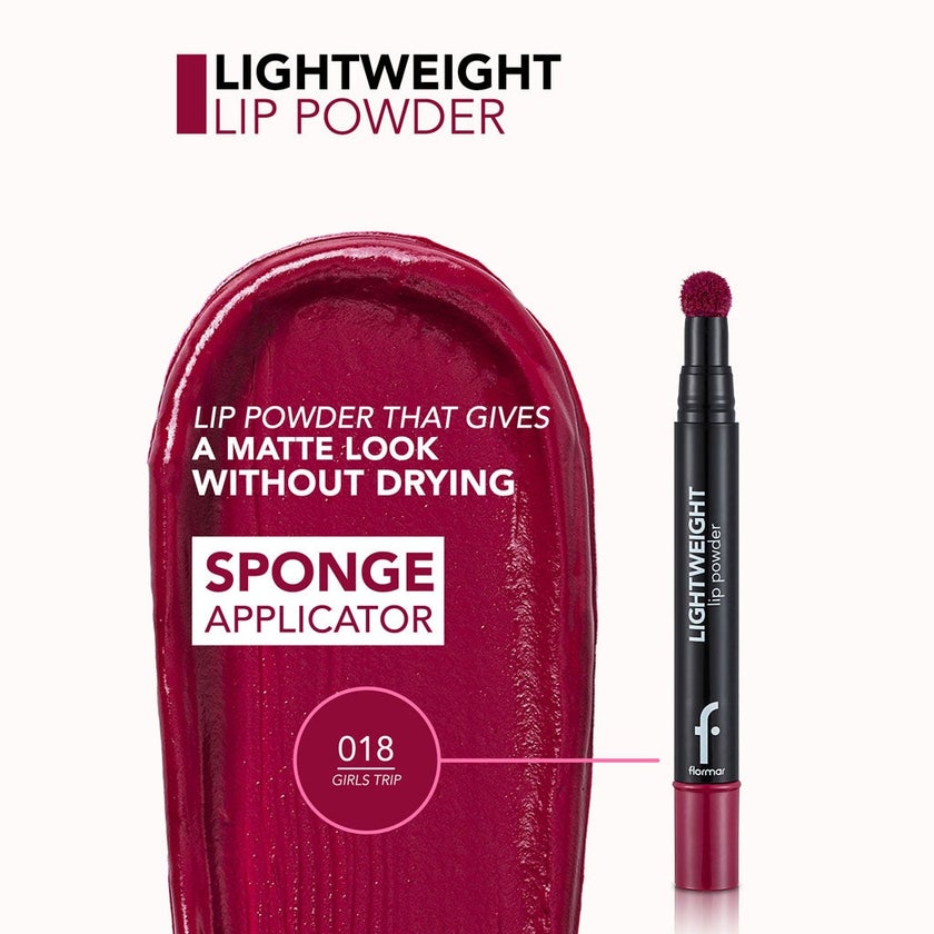 Flormar Lightweight Matte Lip Powder - Girls Trip/018