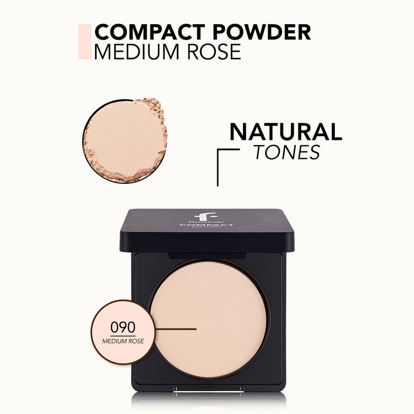Flormar Compact Powder - Medium Rose/090