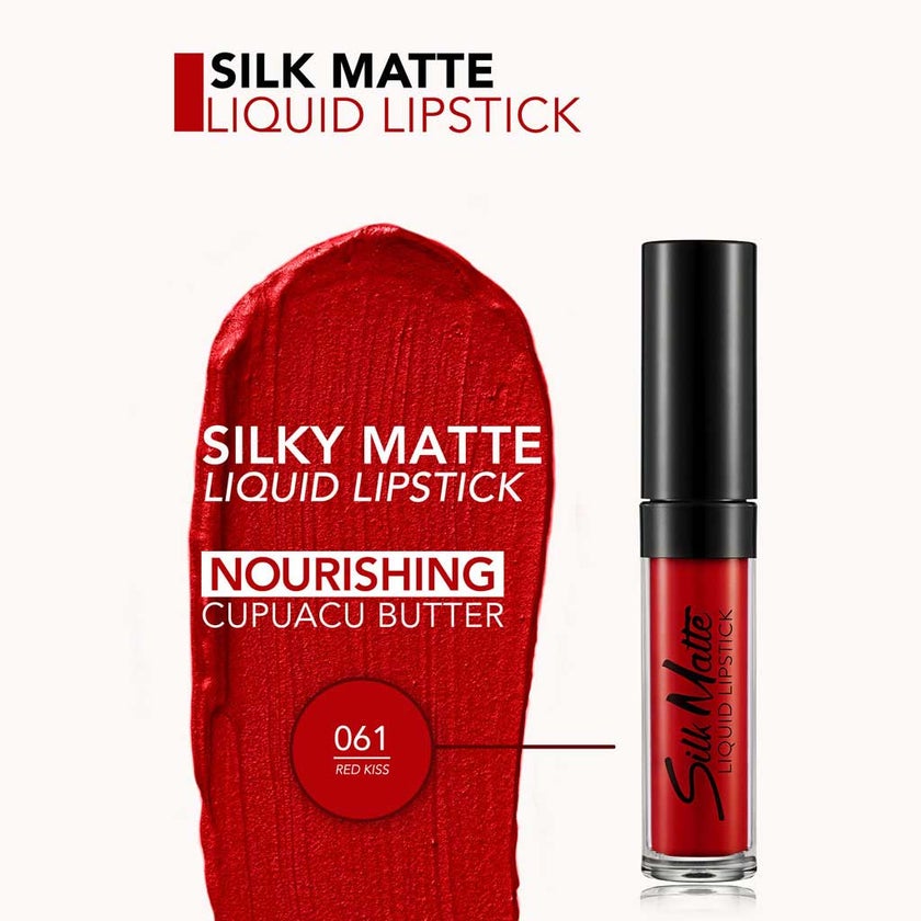 Flormar Silk Matte Liquid Lipstick - Red Kiss/061