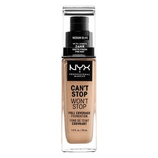 NYX Professional Makeup Can't Stop Won't Stop Full Coverage Foundation 30ml - Shade 09 Medium Olive