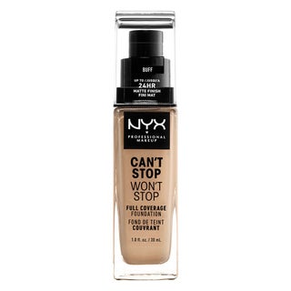 NYX Professional Makeup Can't Stop Won't Stop Full Coverage Foundation 30ml - Shade 10 Buff