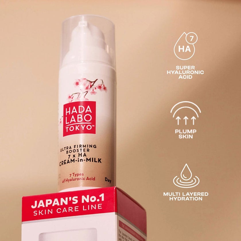 Hada Labo Tokyo Ultra Firming Booster Milk Day Cream 50ml